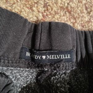 black brandy melville sweatpants